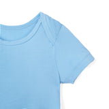 Bamboo Baby Bodysuit in Blue Bell - Aaria Tees Aaria Tees