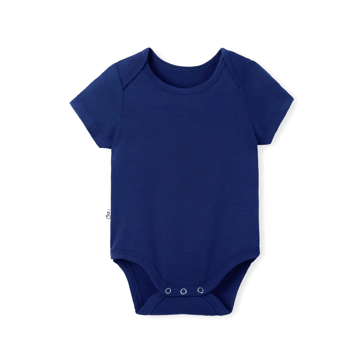 Bamboo Baby Bodysuit in Blue Depths - Aaria Tees Aaria Tees