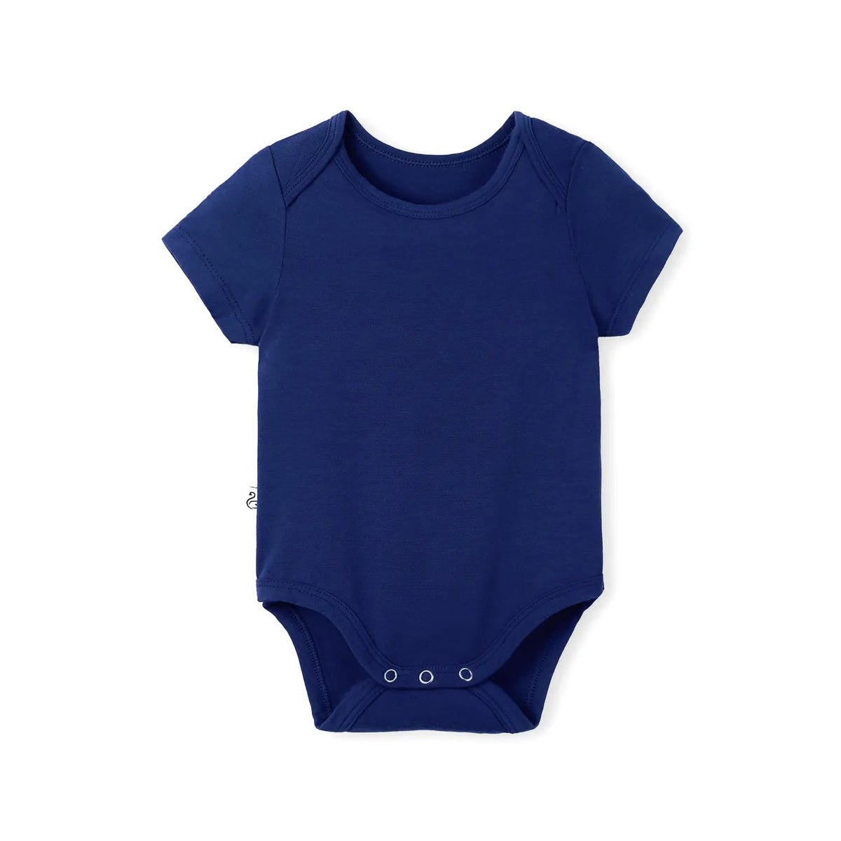 Bamboo Baby Bodysuit in Blue Depths - Aaria Tees