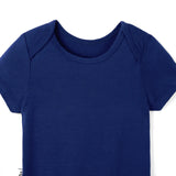 Bamboo Baby Bodysuit in Blue Depths - Aaria Tees Aaria Tees