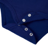 Bamboo Baby Bodysuit in Blue Depths - Aaria Tees Aaria Tees