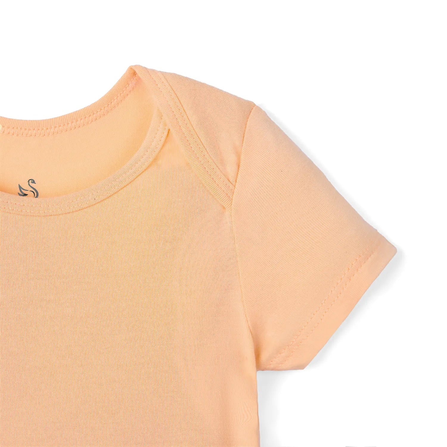 Bamboo Baby Bodysuit in Peach Fuzz - Aaria Tees Aaria Tees