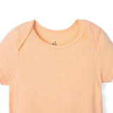 Bamboo Baby Bodysuit in Peach Fuzz - Aaria Tees Aaria Tees