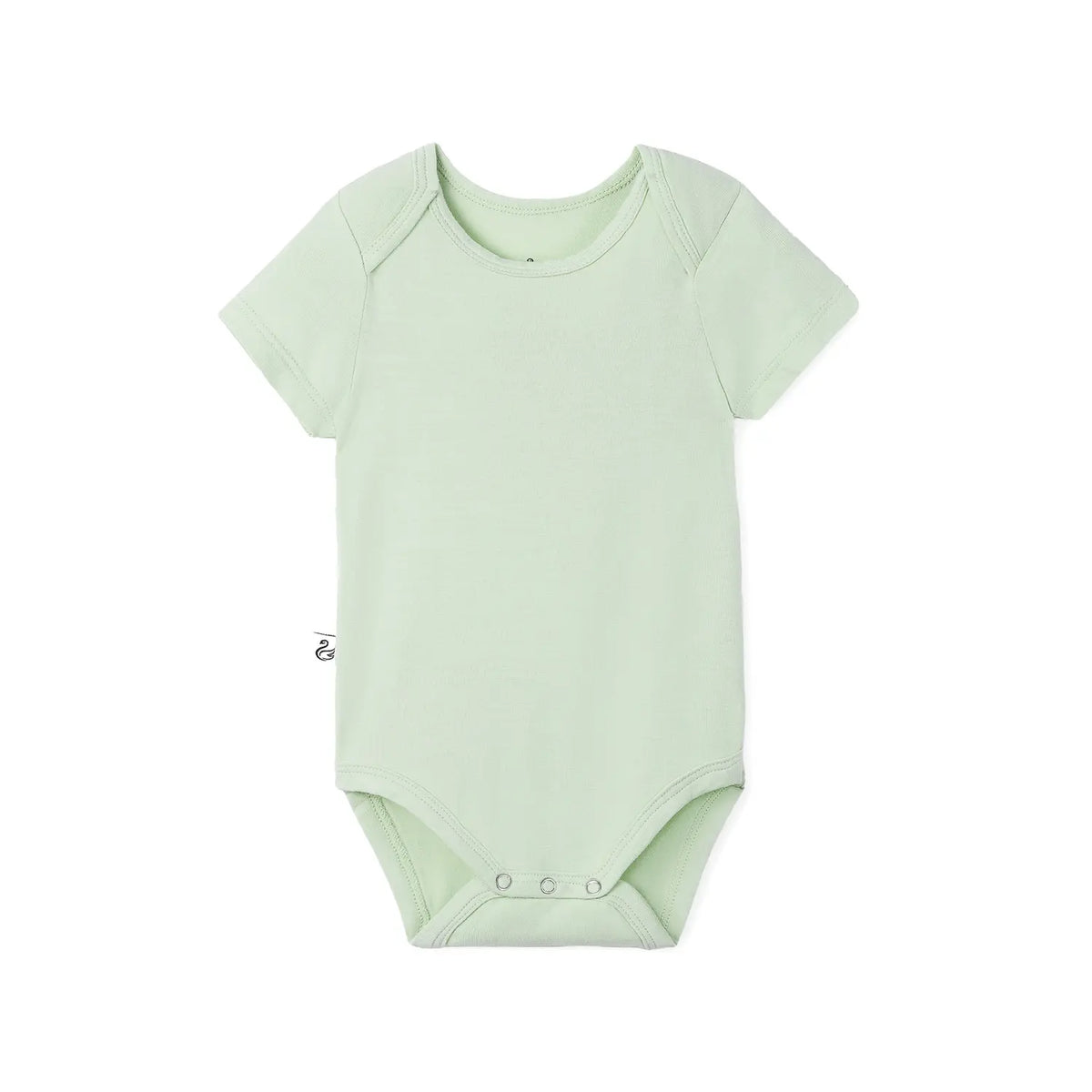 Bamboo Baby Bodysuit in Sage Green - Aaria Tees