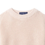 Classic Chunky Knit Baby Romper in Beige - Aaria Tees Aaria Tees