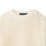 Classic Chunky Knit Baby Romper in Cream - Aaria Tees Aaria Tees