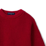 Classic Chunky Knit Baby Romper in Red Xmas - Aaria Tees Aaria Tees