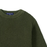 Classic Chunky Knit Baby Romper in Forest Green - Aaria Tees Aaria Tees
