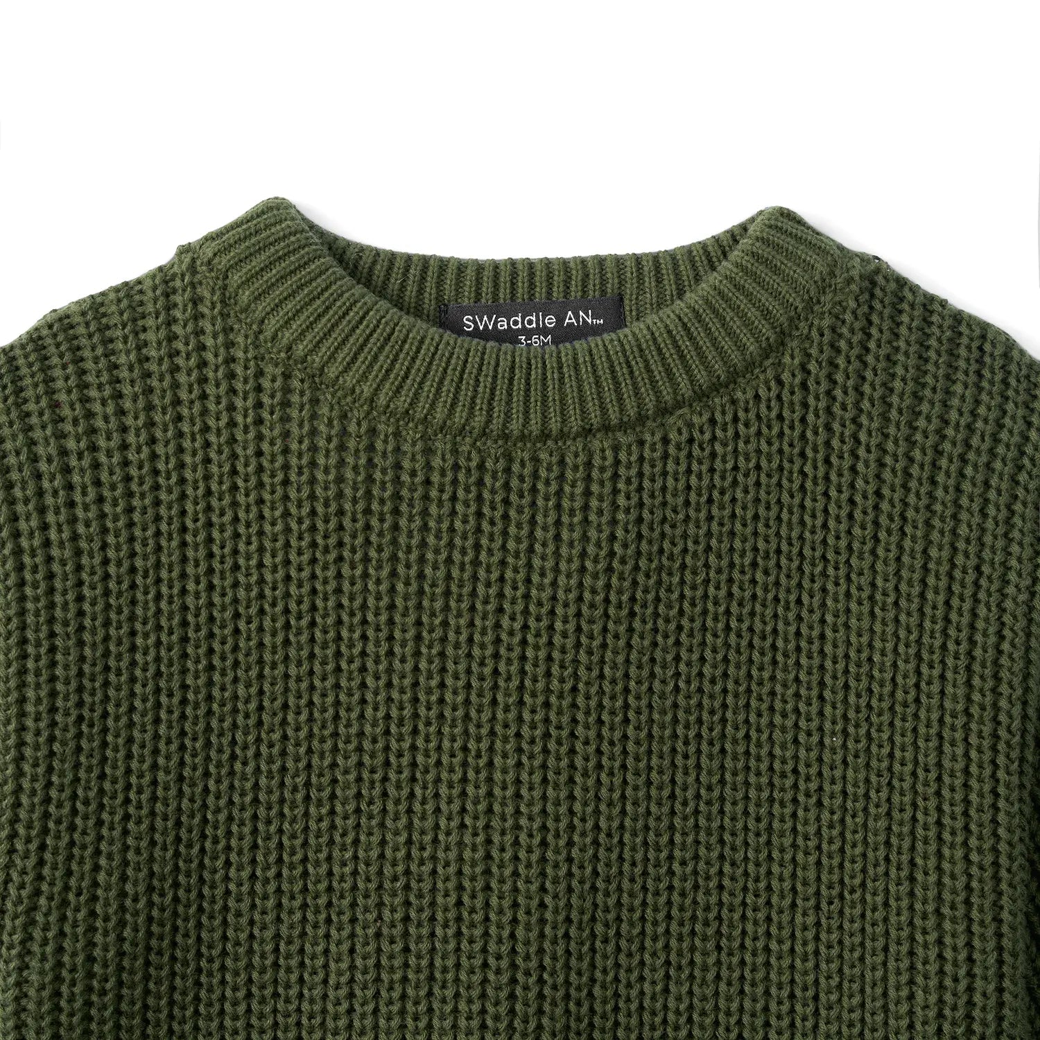 Ruffle Chunky Knit Baby Romper in Forest Green - Aaria Tees Aaria Tees