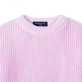 Ruffle Chunky Knit Baby Romper in Lilac - Aaria Tees Aaria Tees