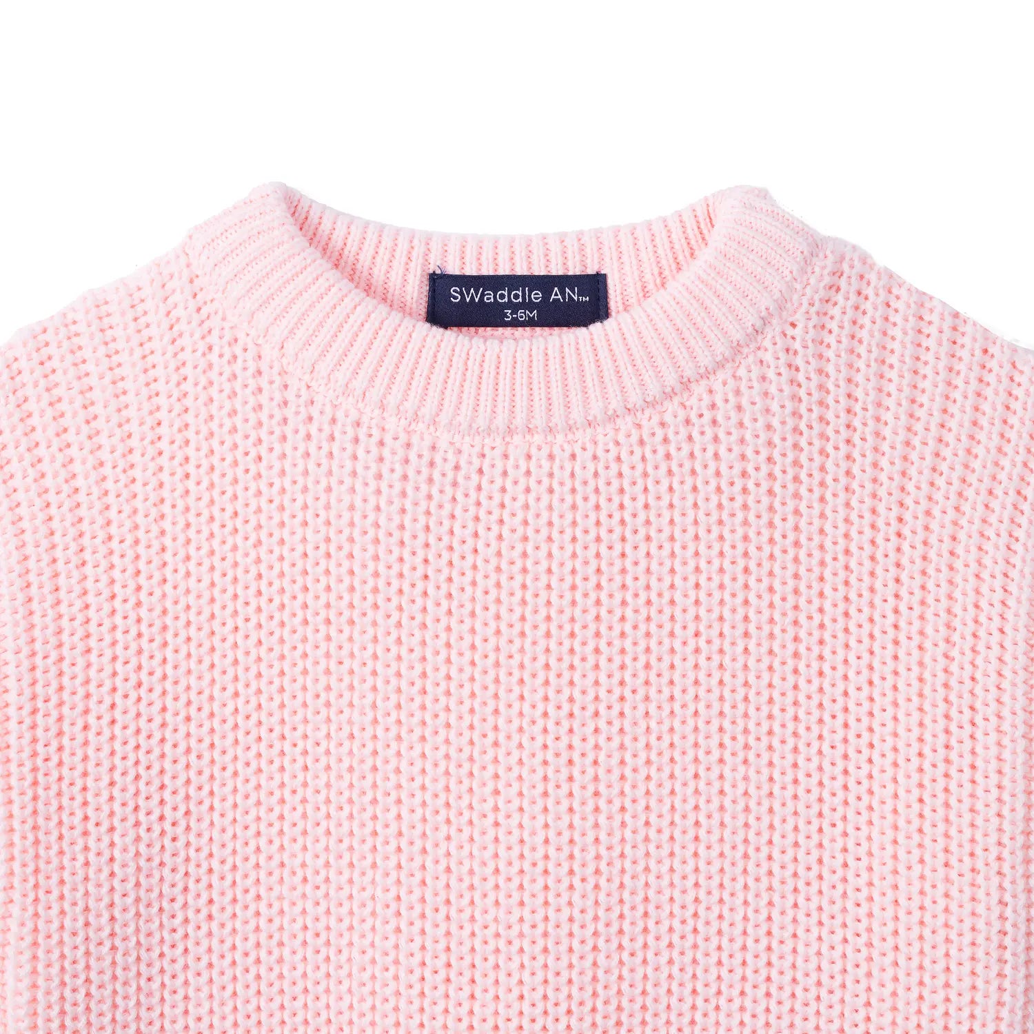 Ruffle Chunky Knit Baby Romper in Pink - Aaria Tees Aaria Tees