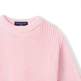 Ruffle Chunky Knit Baby Romper in Pink - Aaria Tees Aaria Tees