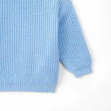 Classic Knit Baby Sweater in Baby Blue - Aaria Tees Aaria Tees