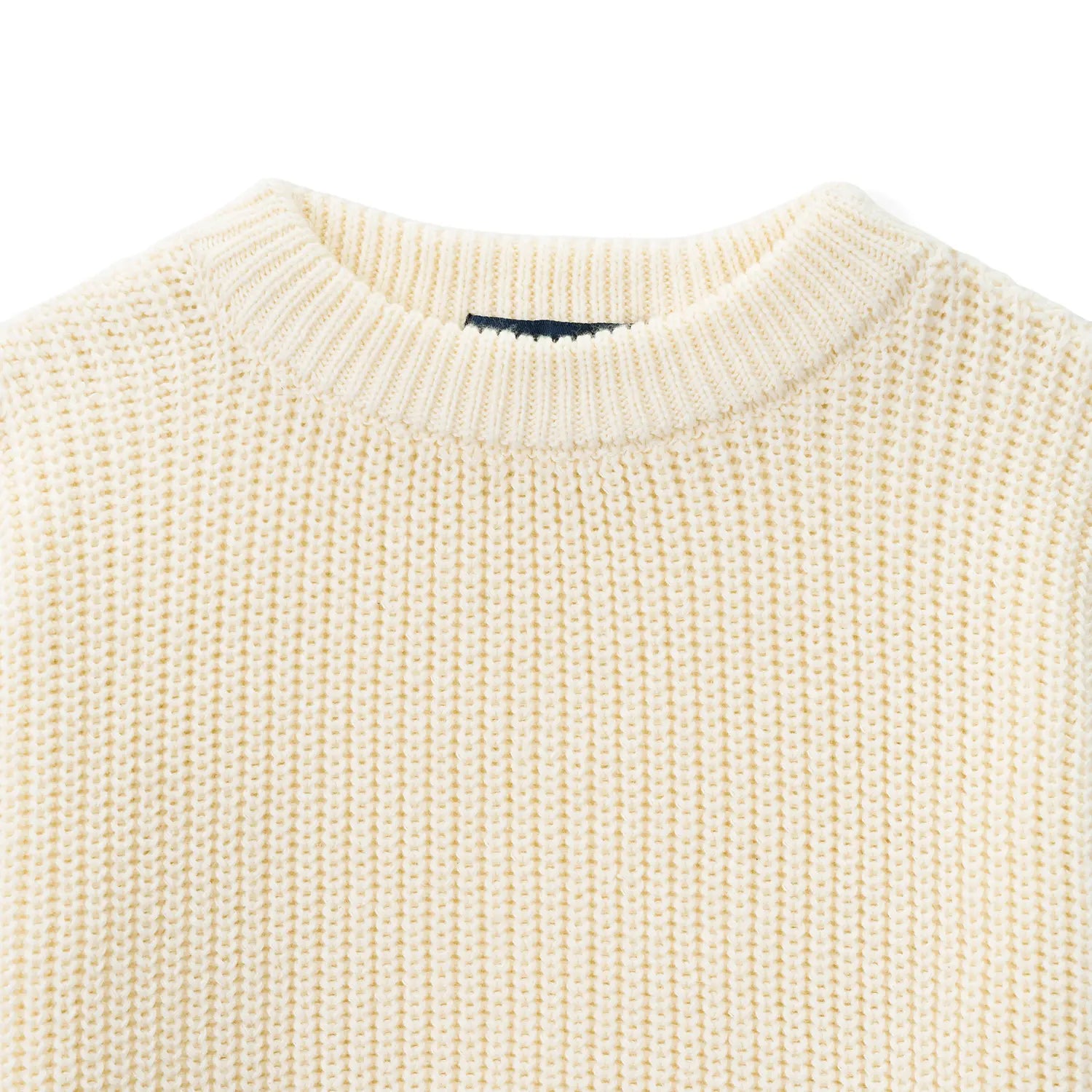 Classic Knit Baby Sweater in Cream - Aaria Tees Aaria Tees