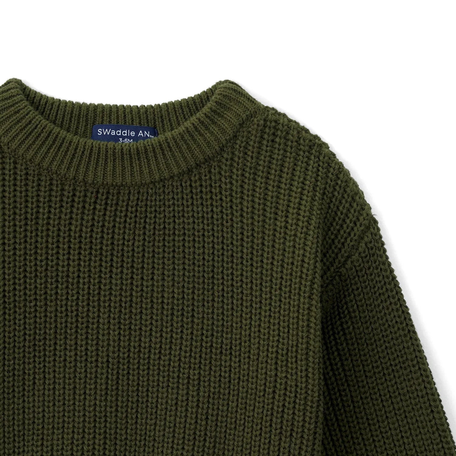 Classic Knit Baby Sweater in Forest Green - Aaria Tees Aaria Tees