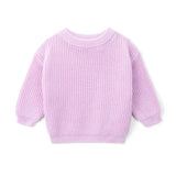 Classic Knit Baby Sweater in Lilac - Aaria Tees Aaria Tees