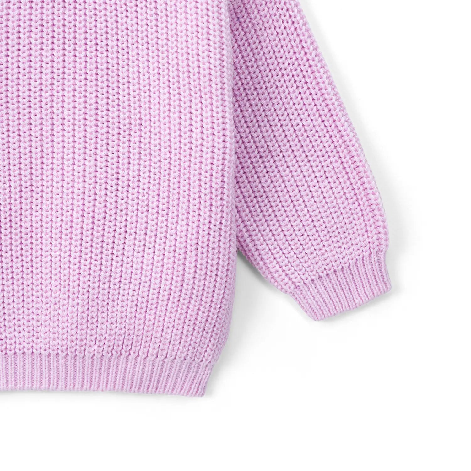 Classic Knit Baby Sweater in Lilac - Aaria Tees Aaria Tees