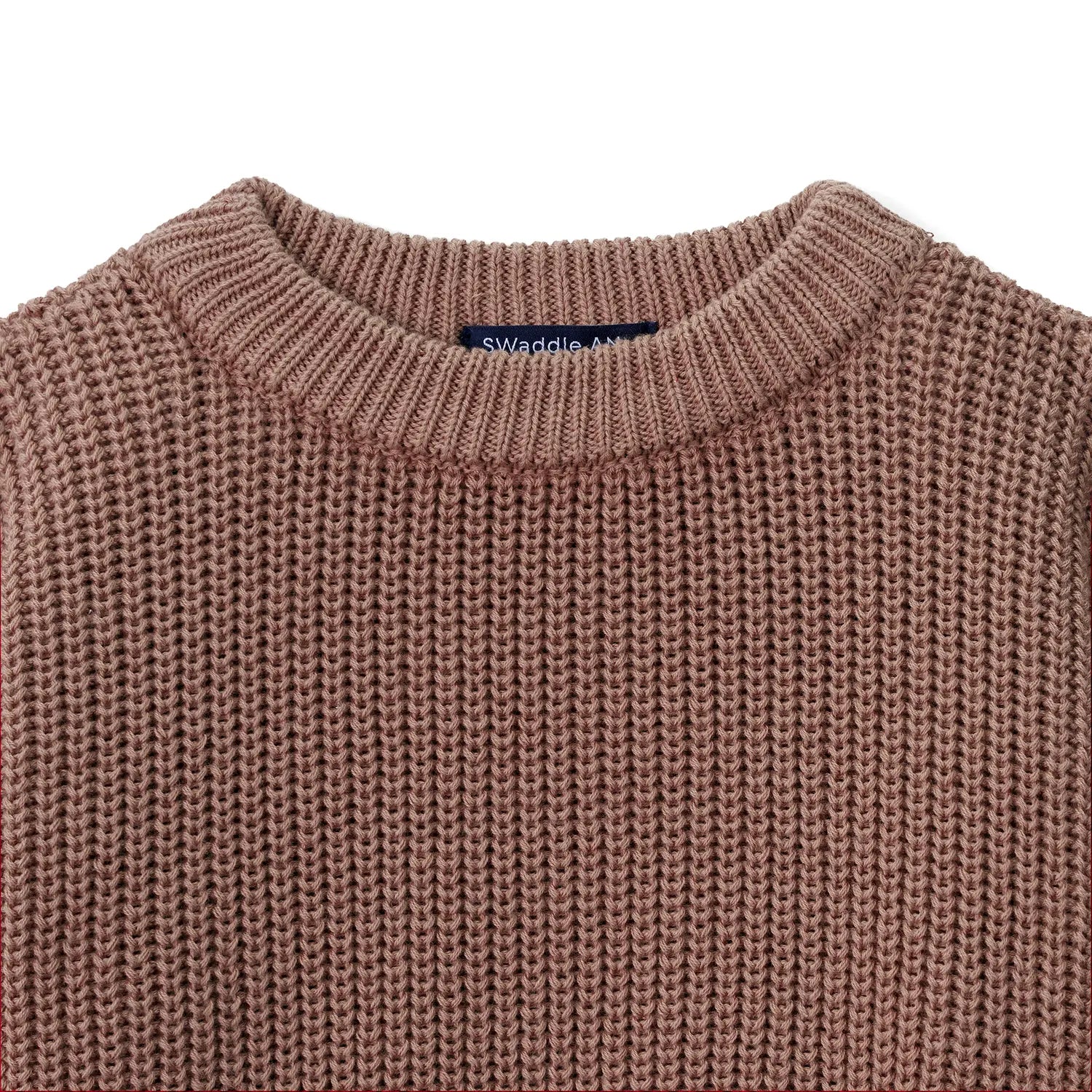 Classic Knit Baby Sweater in Mocha - Aaria Tees Aaria Tees