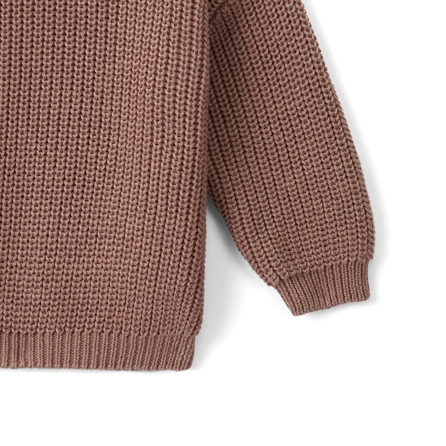 Classic Knit Baby Sweater in Mocha - Aaria Tees Aaria Tees