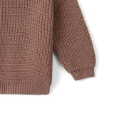 Classic Knit Baby Sweater in Mocha - Aaria Tees Aaria Tees