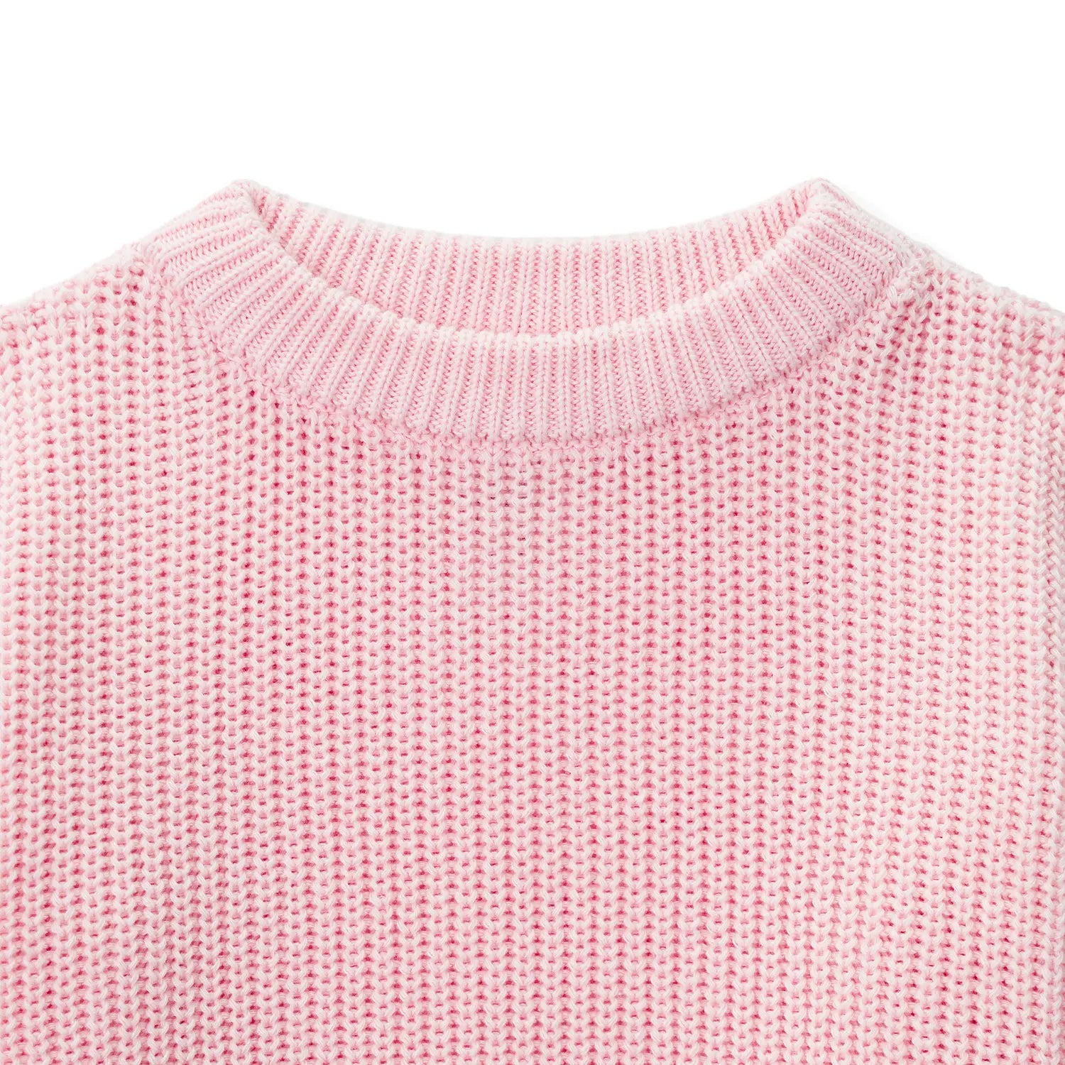 Classic Pink Knit Baby Sweater - Aaria Tees Aaria Tees