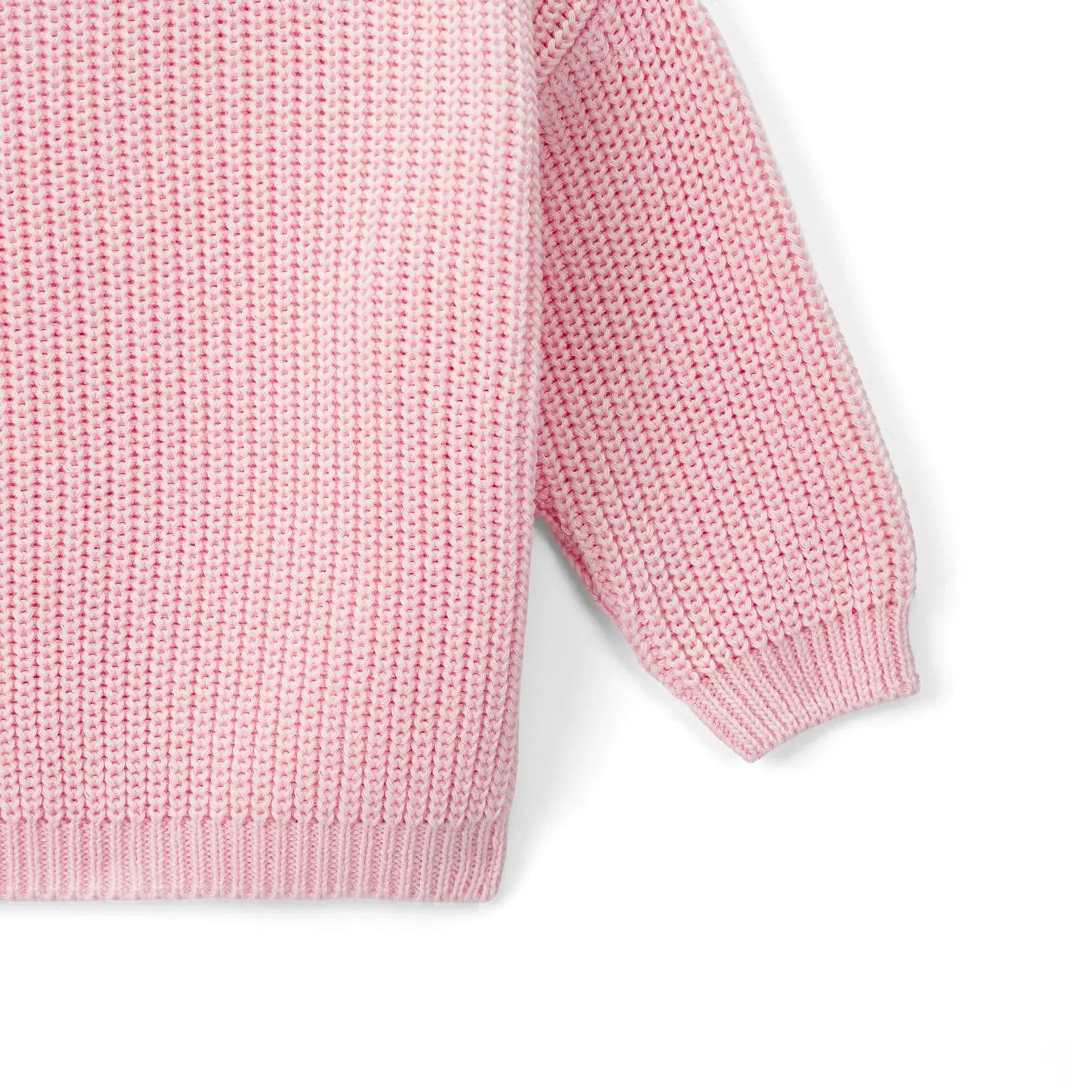 Classic Pink Knit Baby Sweater - Aaria Tees Aaria Tees