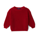 Classic Knit Baby Sweater in Red Xmas - Aaria Tees Aaria Tees