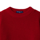 Classic Knit Baby Sweater in Red Xmas - Aaria Tees Aaria Tees
