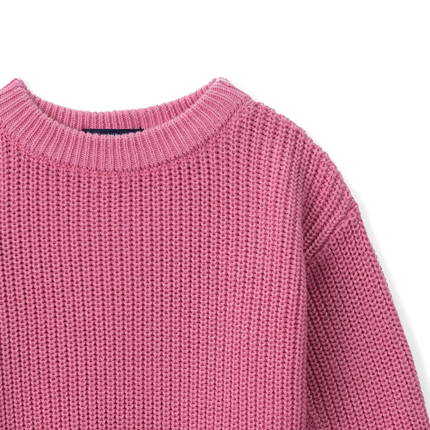 Classic Knit Baby Sweater in Rose Pink - Aaria Tees Aaria Tees