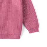 Classic Knit Baby Sweater in Rose Pink - Aaria Tees Aaria Tees