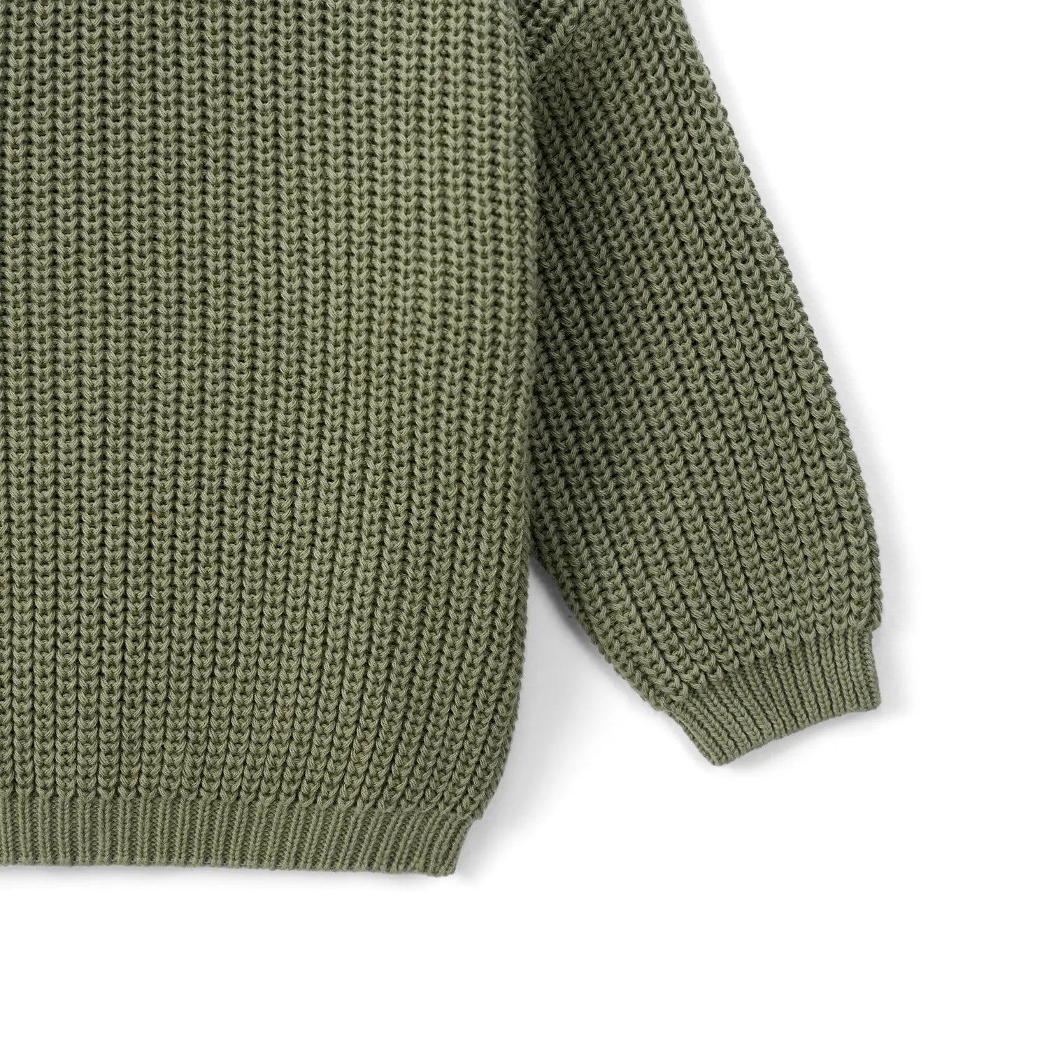 Classic Knit Baby Sweater in Sage Green - Aaria Tees Aaria Tees