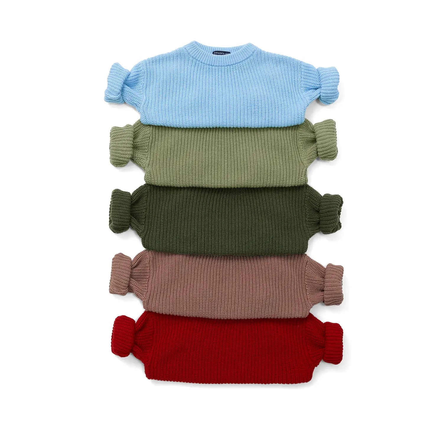 Classic Knit Baby Sweater in Forest Green - Aaria Tees Aaria Tees