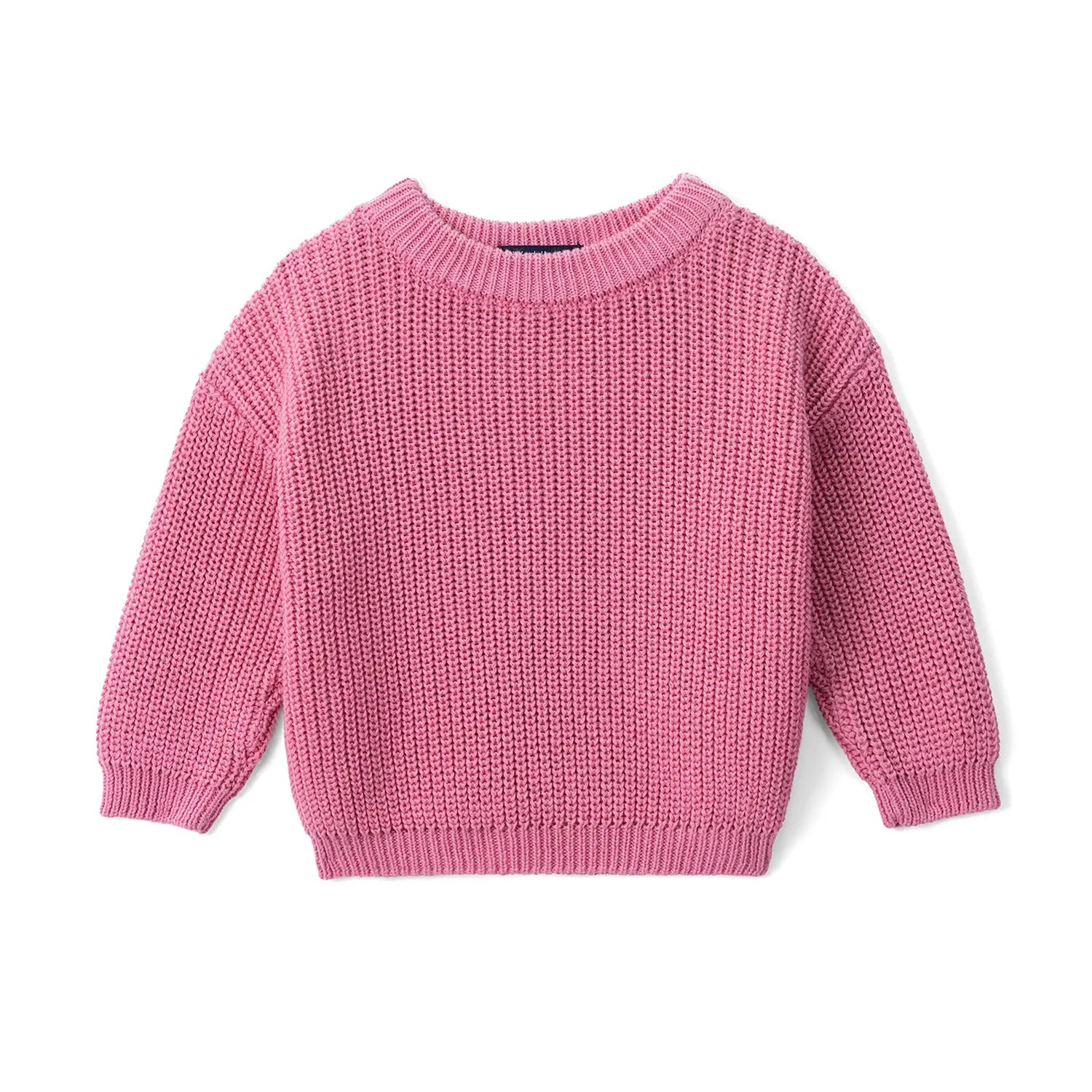 Classic Knit Baby Sweater in Rose Pink - Aaria Tees Aaria Tees