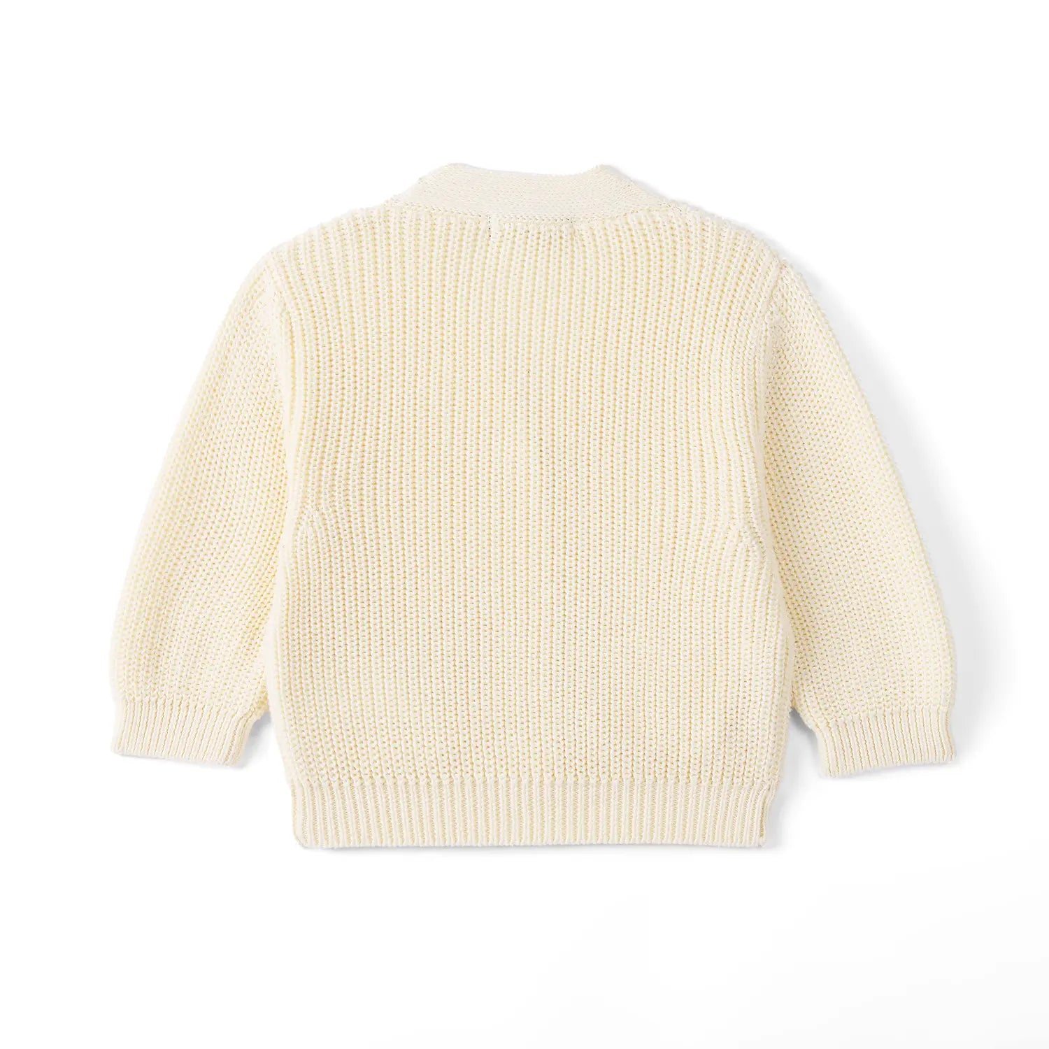 Classic Cardigan with Pockets in Cream - Aaria Tees Aaria Tees