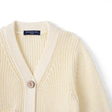 Classic Cardigan with Pockets in Cream - Aaria Tees Aaria Tees