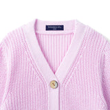 Classic Cardigan with Pockets in Lilac - Aaria Tees Aaria Tees