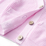 Classic Cardigan with Pockets in Lilac - Aaria Tees Aaria Tees