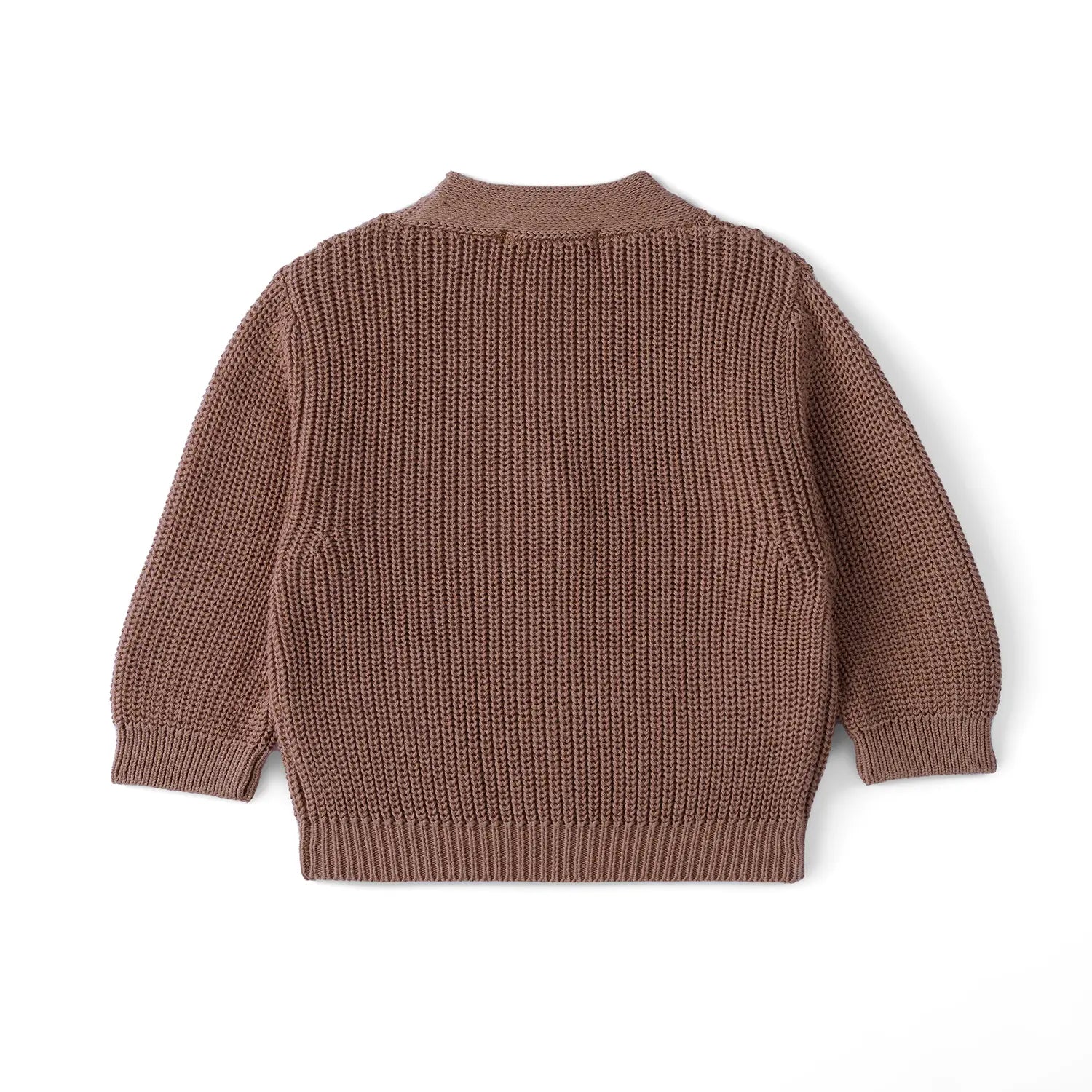 Classic Cardigan with Pockets in Mocha - Aaria Tees Aaria Tees