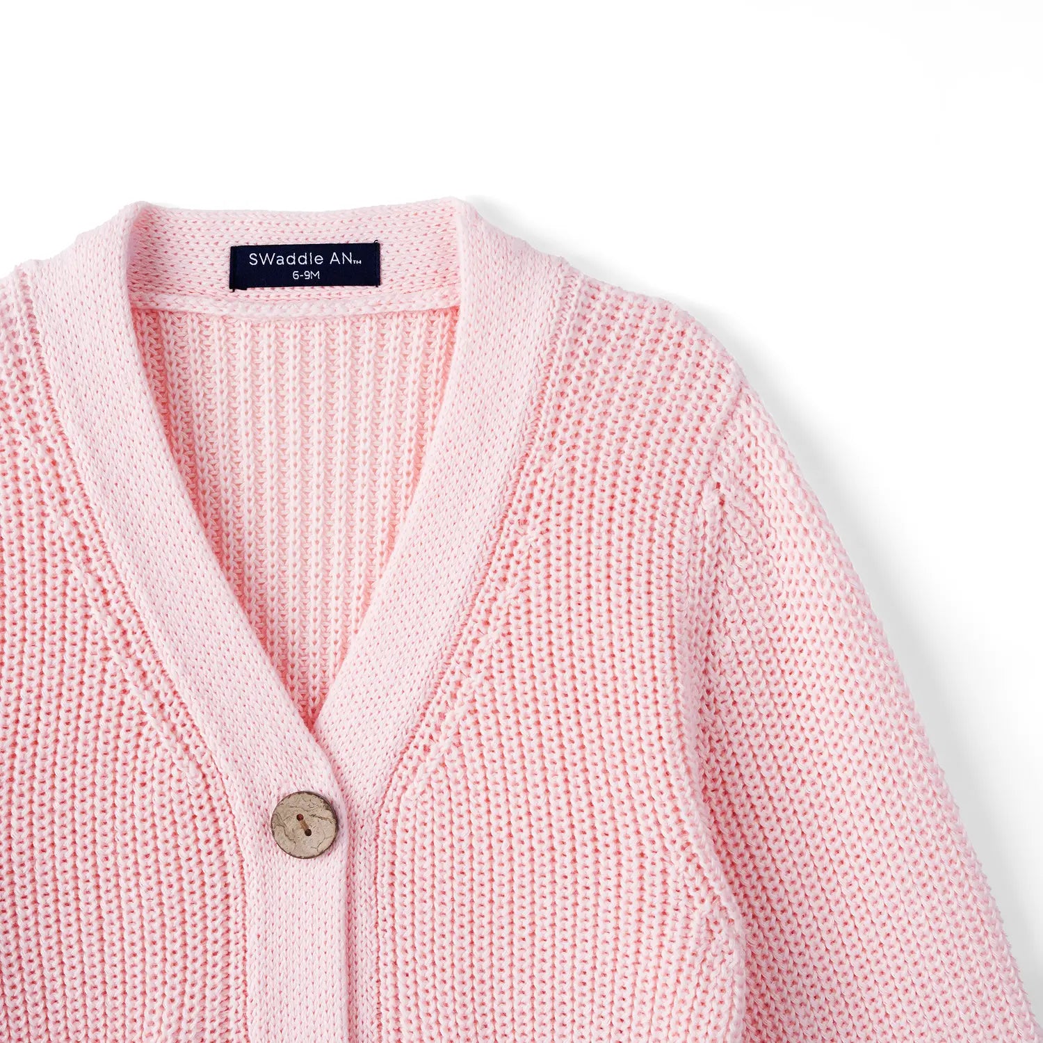 Classic Cardigan with Pockets in Pink - Aaria Tees Aaria Tees