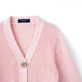 Classic Cardigan with Pockets in Pink - Aaria Tees Aaria Tees