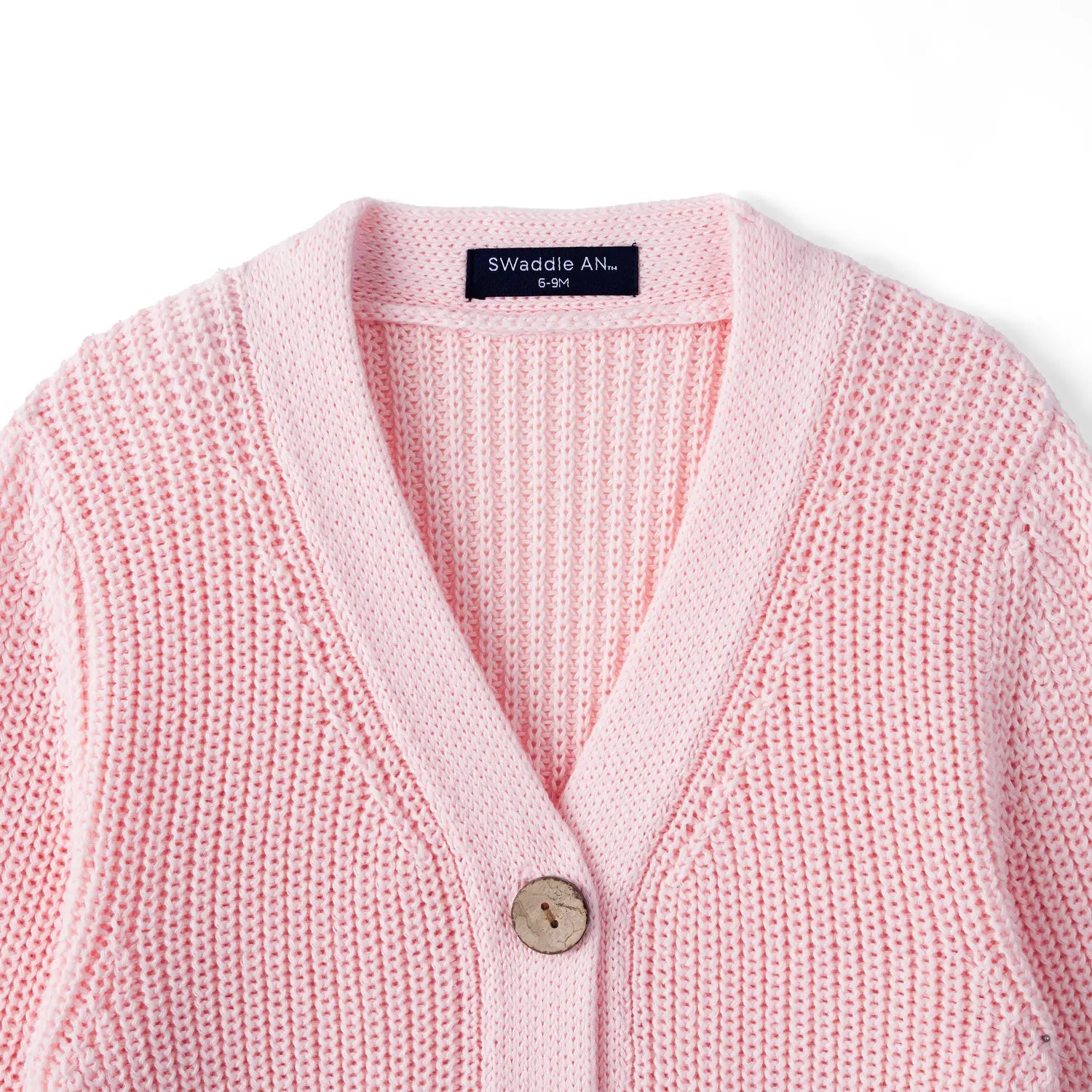 Classic Cardigan with Pockets in Pink - Aaria Tees Aaria Tees