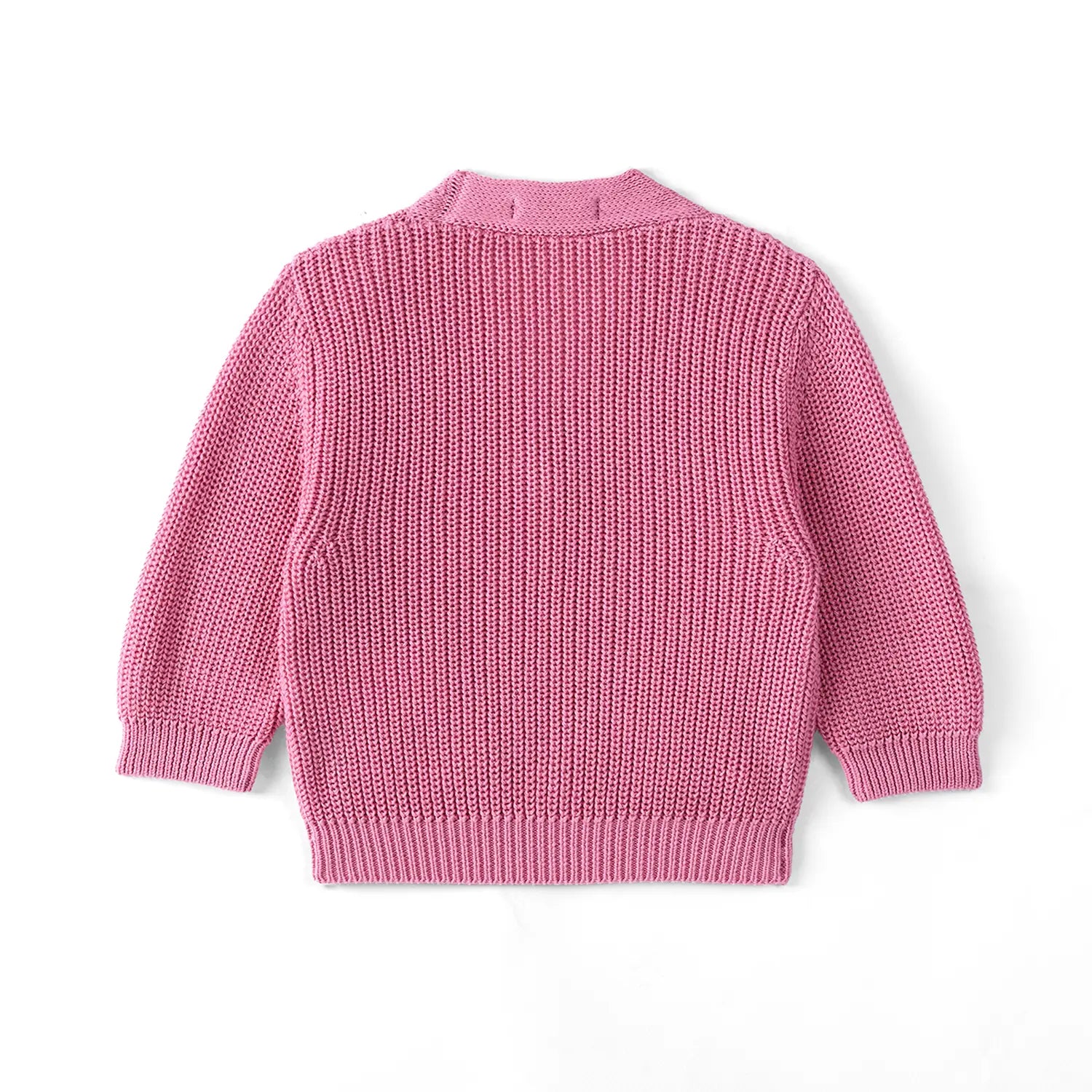 Classic Cardigan with Pockets in Rose Pink - Aaria Tees Aaria Tees
