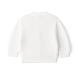 Classic Cardigan with Pockets in White - Aaria Tees Aaria Tees