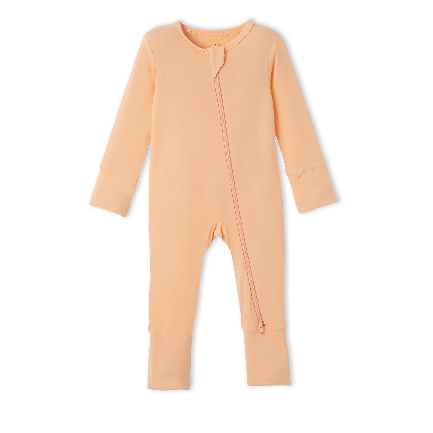 Peach Fuzz Convertible Footie Pajamas - Aaria Tees Aaria Tees