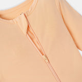 Peach Fuzz Convertible Footie Pajamas - Aaria Tees Aaria Tees