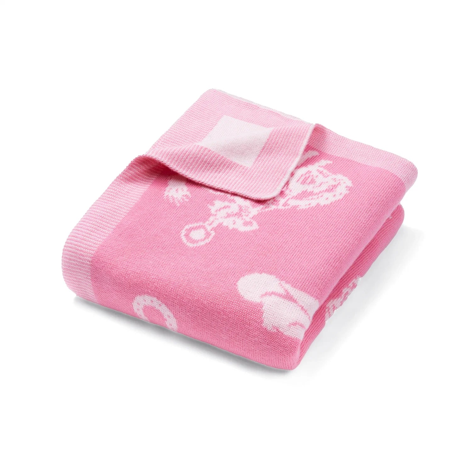 Cowgirl Jacquard Knit Baby Blanket - Aaria Tees Aaria Tees