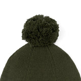 Knit Baby Pom Beanie in Forest Green - Aaria Tees Aaria Tees