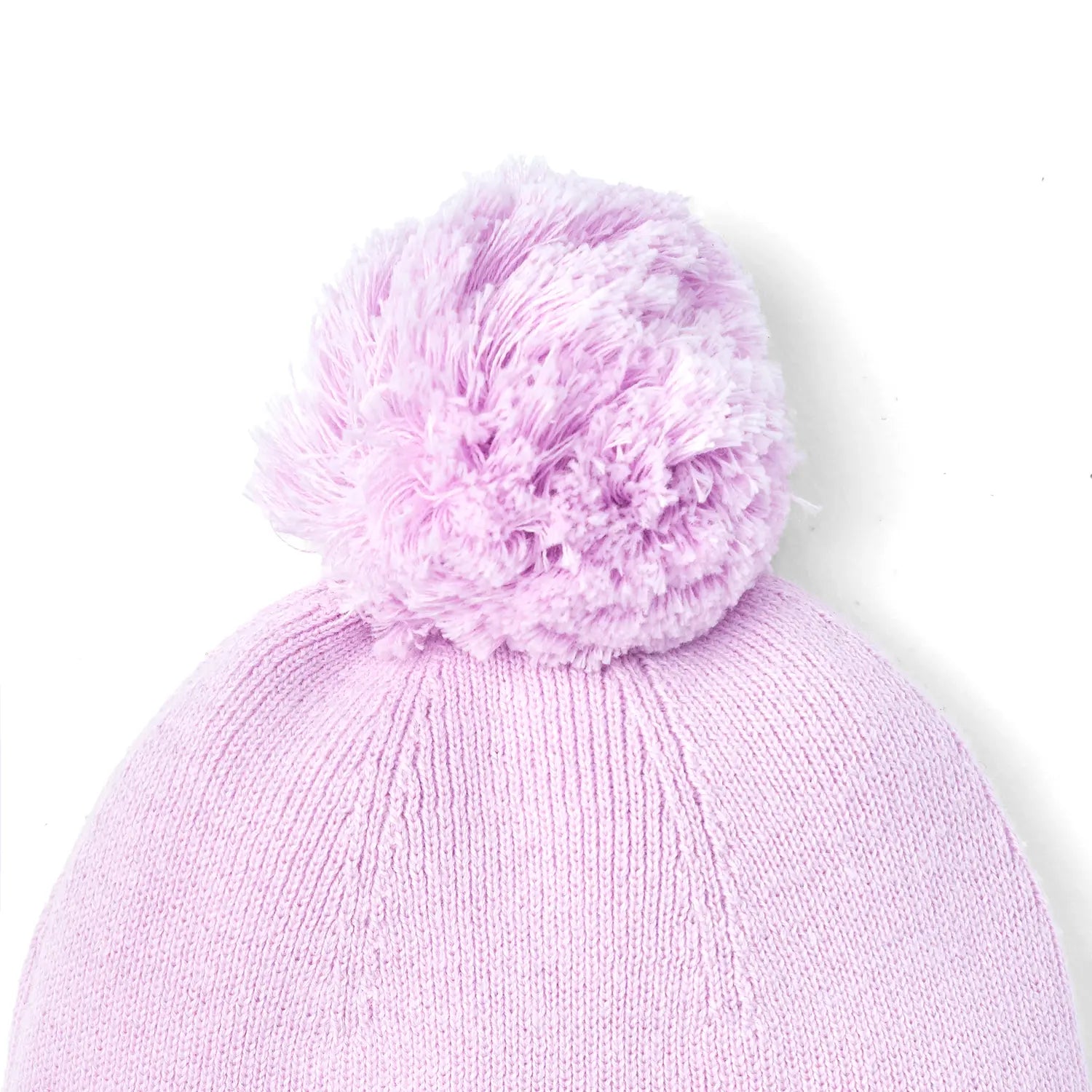 Knit Baby Pom Beanie in Lilac - Aaria Tees Aaria Tees