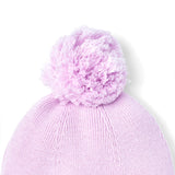 Knit Baby Pom Beanie in Lilac - Aaria Tees Aaria Tees