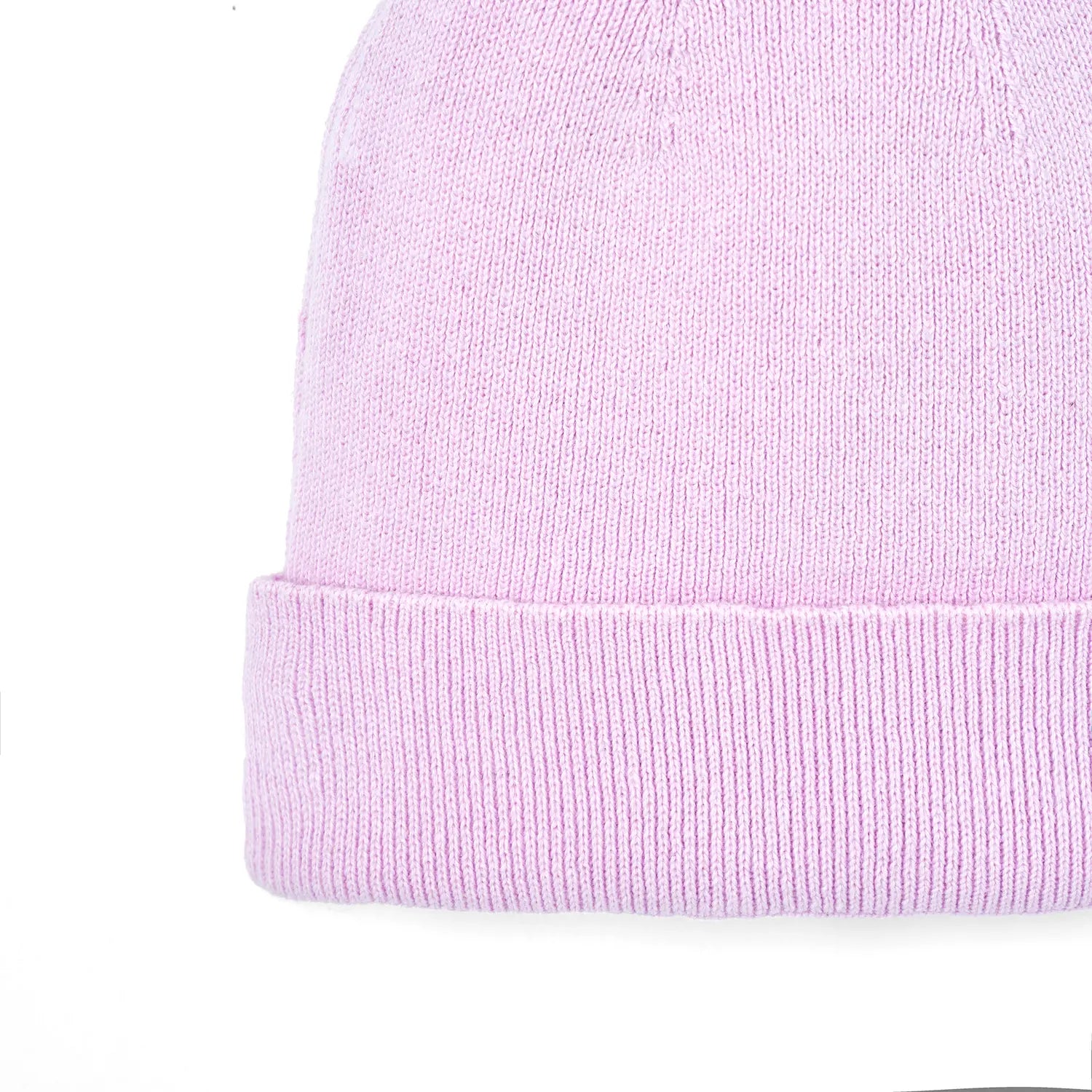 Knit Baby Pom Beanie in Lilac - Aaria Tees Aaria Tees